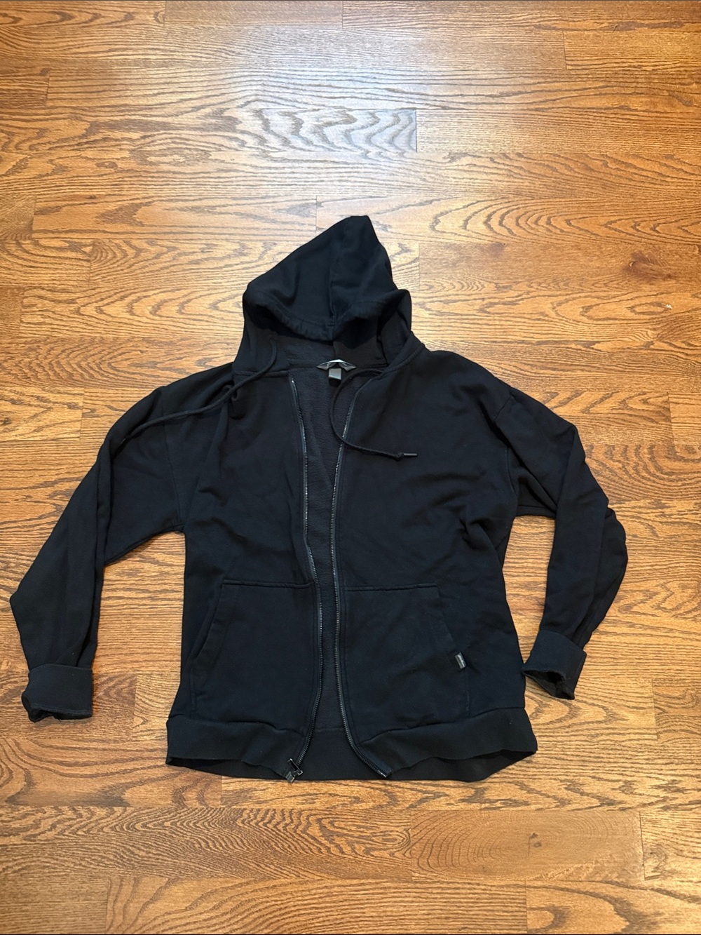 Eddie Bauer Black Full-Zip Hooded Jacket